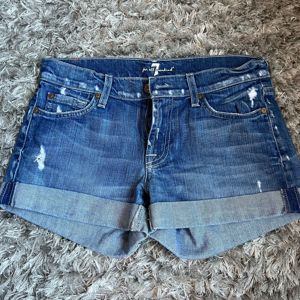 7 for all mankind Jean shorts